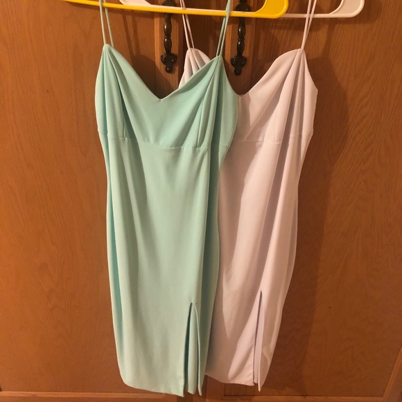 Yellow midi dress - Picture 5 of 7